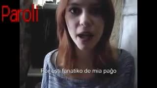 صحبت یک دختر به زبان اسپرانتو با زیرنویس اسپرانتو