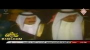 پایکوبی پادشاه بحرین با شاهزادگان عرب