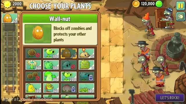 بازی زامبی های وحشی و خطرناک Plants vs. Zombies 6