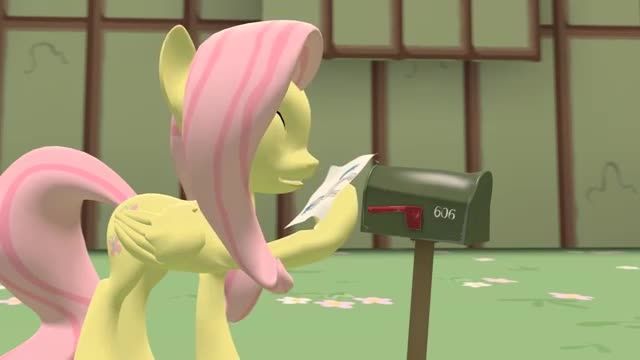 one day with fluttershy
