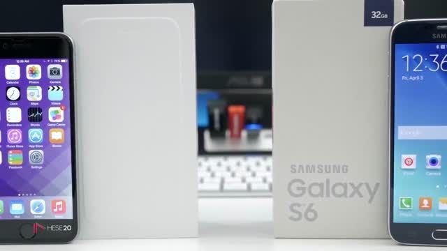 مقایسه iphone 6 و galaxy s6