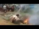 آتش زدن مسلمانان میانمار