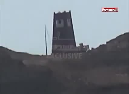 سرنگون کردن بالگرد آپاچی سعودی توسط انصارالله یمن