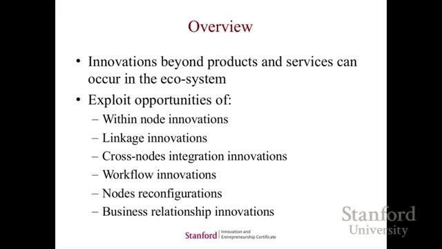 Value Chain Innovations in Business Eco-Systems