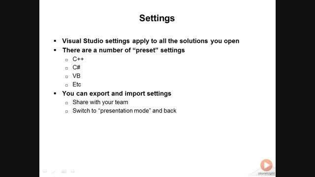 VS2012_1.Getting Started_6.Visual Studio Settings