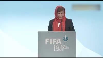 سخنرانی دکتر زهره هراتیان  ; اولین زن ایرانی در فیفا