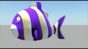 3d Model Character Animation Fish
