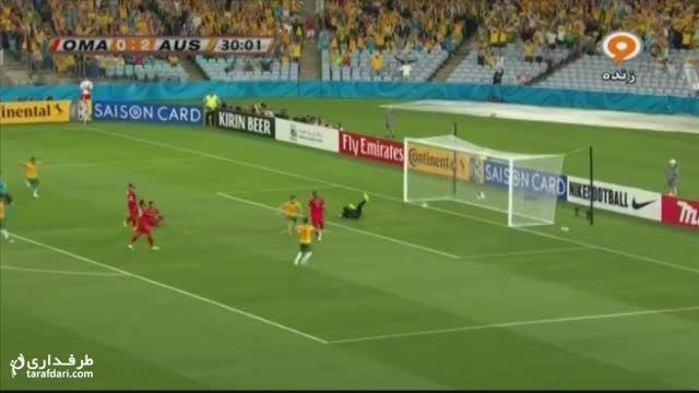 گل های بازی استرالیا 4-0 عمان