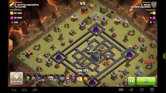 att war th9 که به راحتی 3 ستاره میشه