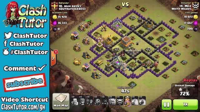 GOHO Clash of clans attack strategy
