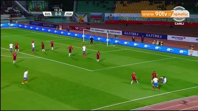 خلاصه بازی: روسیه ۱-۰ پرتغال