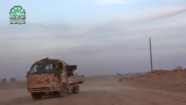 درگیری تروریست های اشرارالشام با ارتش سوریه