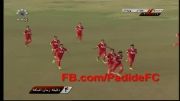 گل قهرمانی تیم فوتبال پدیده مشهد در فینال لیگ دسته اول