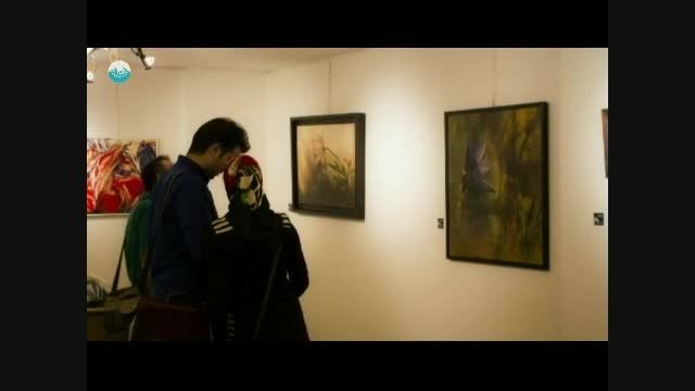 گزارش تصویری از افتتاحیه نمایشگاه هنر در فرهنگسرای شفق
