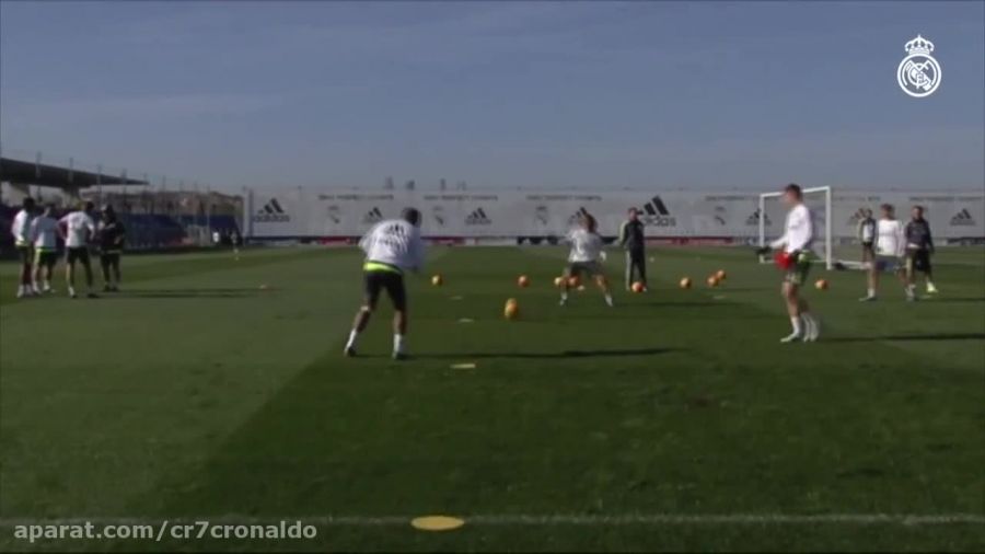 تیکی تاکا در تمرینات امروز رئال مادرید (2015.12.03)