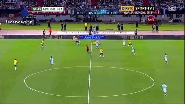 خلاصه بازی : آرژانتین 1 - 1 برزیل