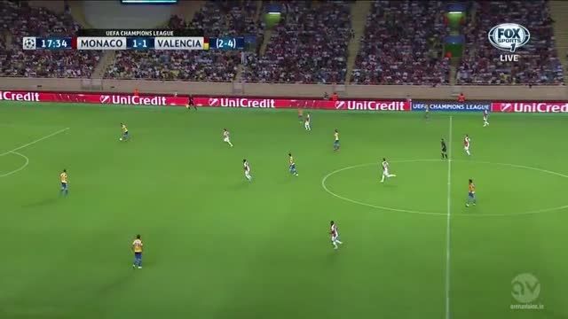گل های بازی : موناکو 2 - 1 والنسیا (UCL)