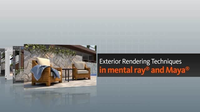 Exterior Rendering Techniques with Mental Ray and Maya