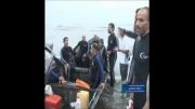 تیم شنای آبهای آزاد جانبازان و معلولین- 5 کیلومتر شنا در خزر