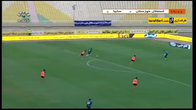 خلاصه بازی استقلال خوزستان 1-0 سایپا