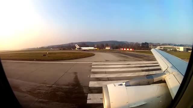 ویدئوی تایم لپس پرواز زوریخ (سوئیس) به لندن-کجارو