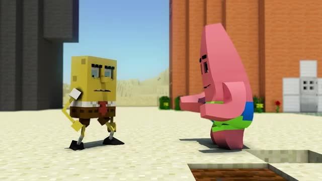 &quot;Spongebob in Minecraft 3&quot; - Animation
