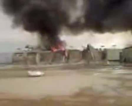 ‬&lrm;انفجار دکل 29 نفتشهر کرمانشاه هم مرز عراق در مجاورت م
