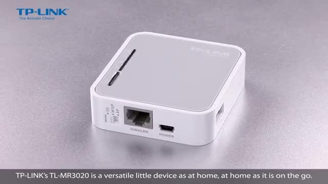 Portable 3G/3.75G Wireless N Router TL-MR3020