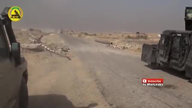 خط مقدم درگیری های نیروهای عراقی در بیجی