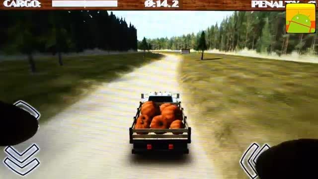 گیم پلی بازی اندرویدی Dirt Road Trucker
