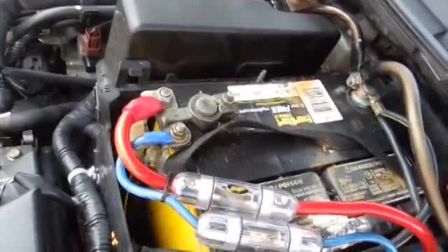 how to install / remove battery mazda 3