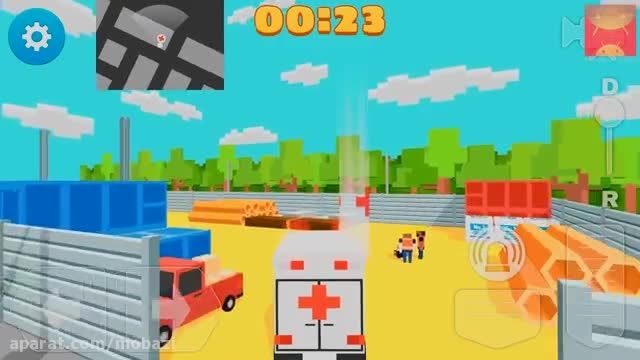 گیم پلی بازی اندرویدی Ambulance Bloky