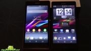 مقایسه صفحه نمایش xperia z vs xperia z1