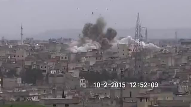 حملات هوایی ارتش سوریه به مساکن هنانو حلب