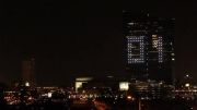 پونگ روی یک ساختمان ۲۹ طبقه