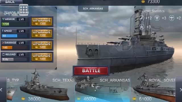 نبرد کشتی های جنگی - Sea Battle :Warships (3D)