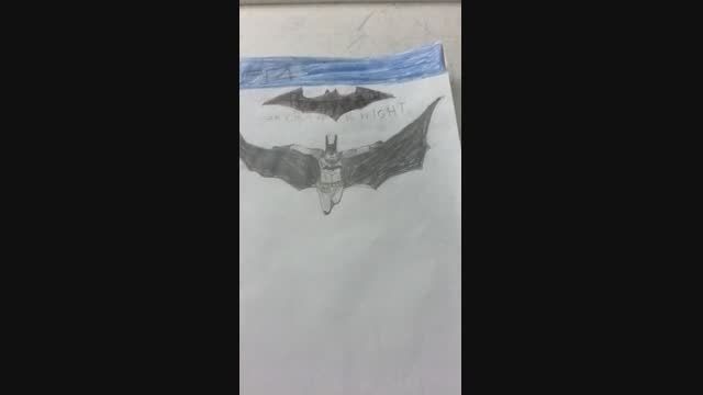 نقاشی من از batman arkham knight