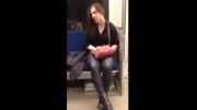 دختره جن زده در مترو !!!!