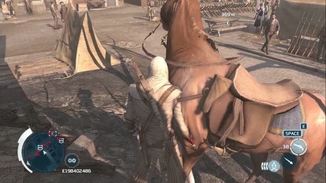 سریش شدن اسب در بازی assassins creed 3