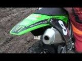 Kawasaki KX 250 F - Green Meanie rides Supertrax