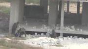 سوریه-عملیات نجات و تخلیه نیرو توسط واحد زرهی-داریا
