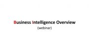 Business intelligence overview webinar announcement - Saebi.ir