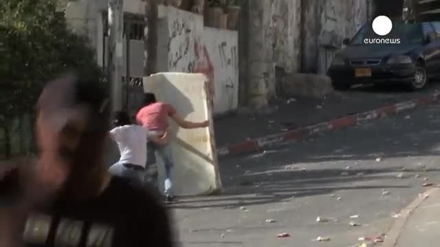 درگیری صدها فلسطینی با پلیس اسرائیلی در بیت المقدس