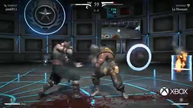 MKX Fight - Scorpion vs KungLao