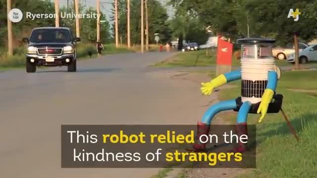 HitchBot رباتی که به مسافرت رفت!