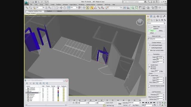 آموزش سه بعدی کردن پلان خانه در 3ds max (قسمت اول)