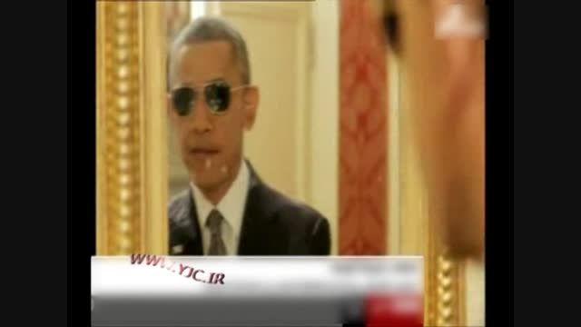 رفتارهای خنده دار اوباما در یک فیلم فکاهی!!!