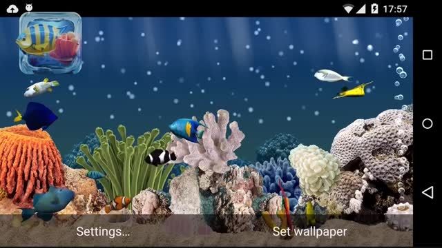 اندسافت -تریلر لایو والپیپر Aquarium 3D Live Wallpaper