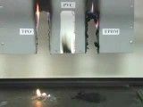 PVC-EPDM-TPO Burn Test