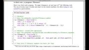 Coursera هفته دوم 14 : A third node program Fibonacci numbers